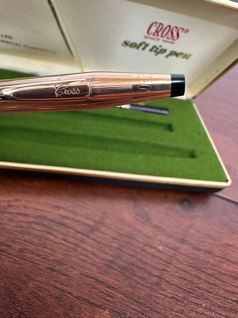 ★良品クロス12金張★ソフトチップペン＆鉛筆セット希少