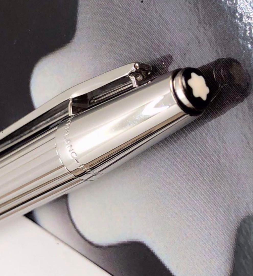 ⭐️金運アップ頂点の総プラチナ張り⭐️No1957レアな初期型S&S⭐️モンブラン社⭐️