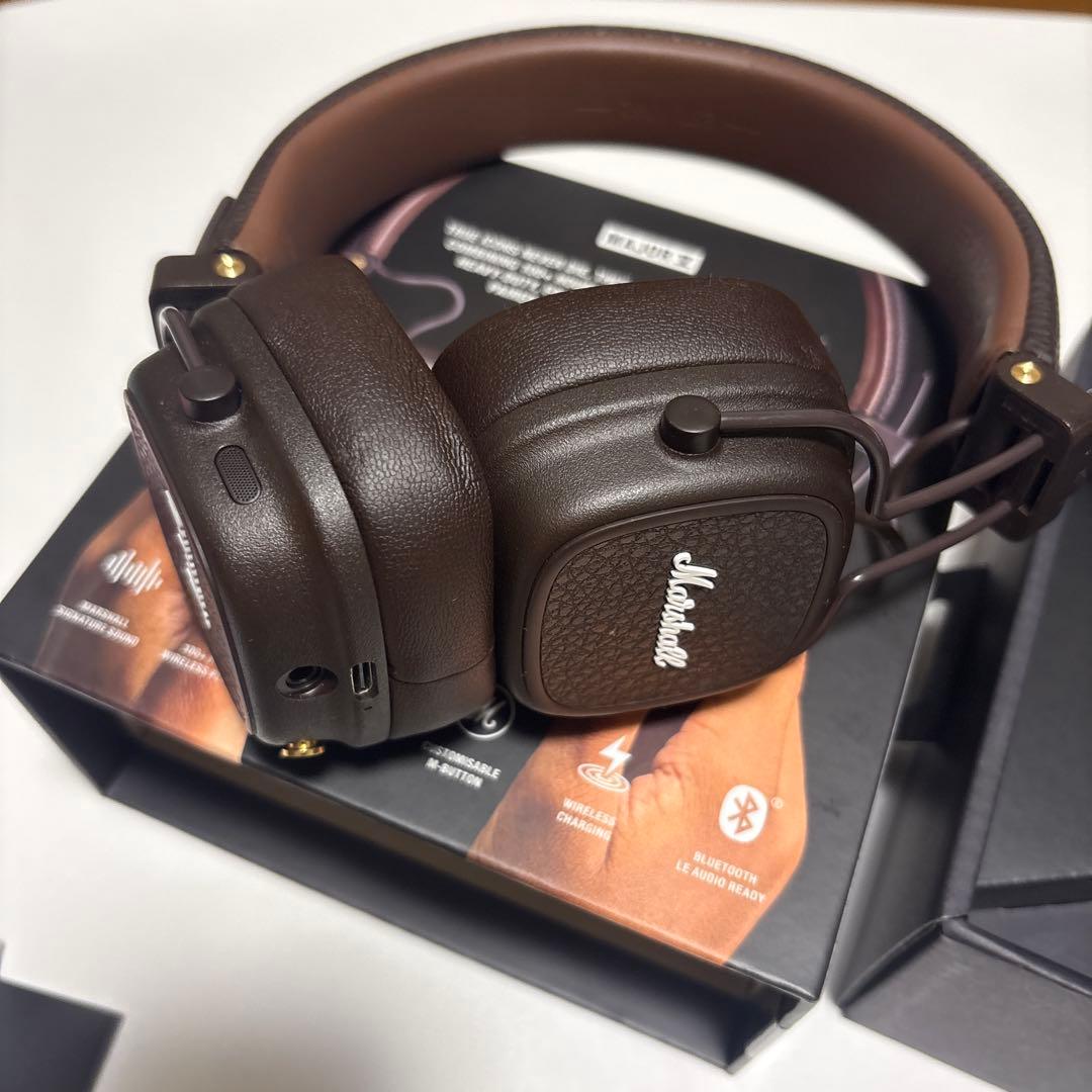Marshall MajorV ヘッドホン ブラウン