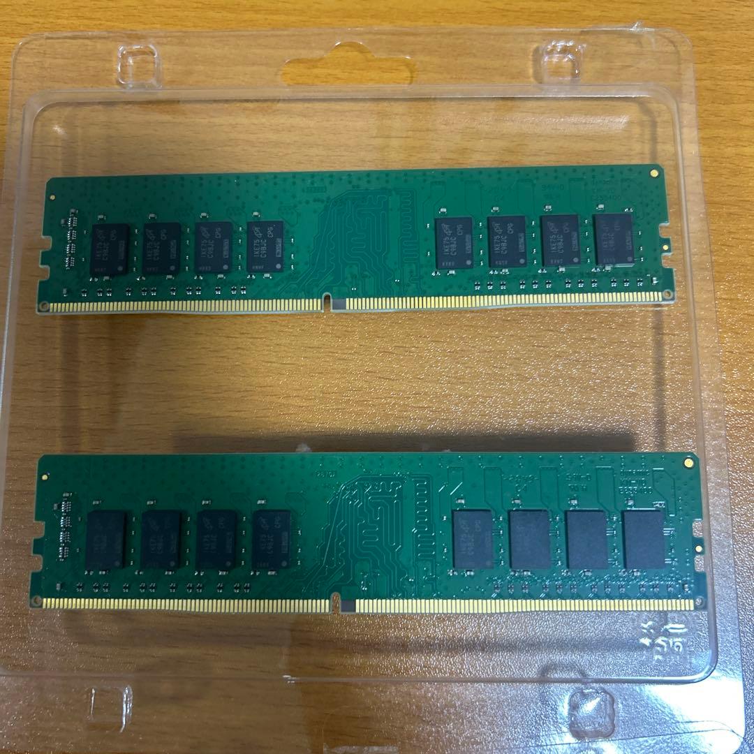 Crucial DDR4-2666 メモリ32GB（16GB×2）