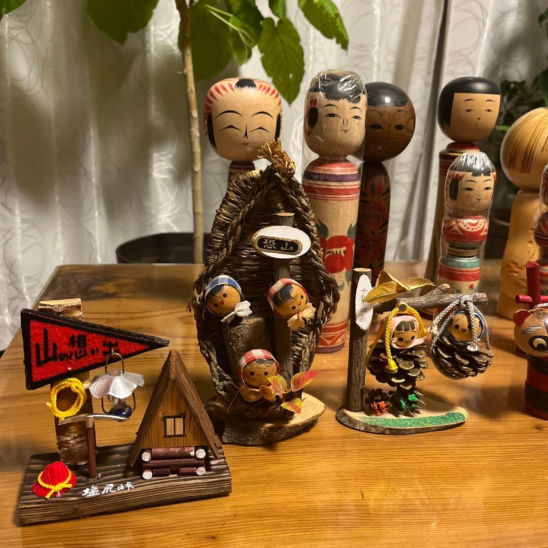 昭和レトロ　こけし　人形　伝統　まとめ売り