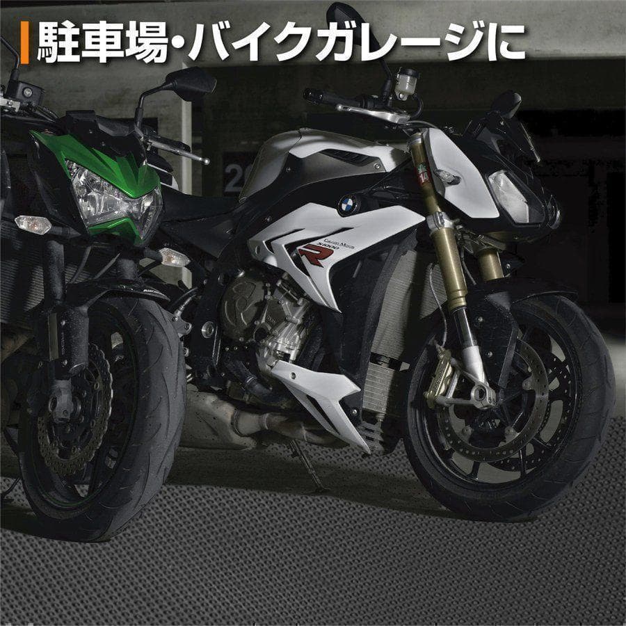 ゴムマット 屋外 10mm 1m×2m 養生マット バイク ガレージ 888