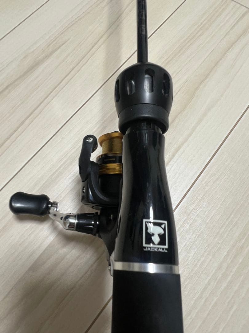 JACKALL BLACK EGG ルアーロッド 1000リール付き