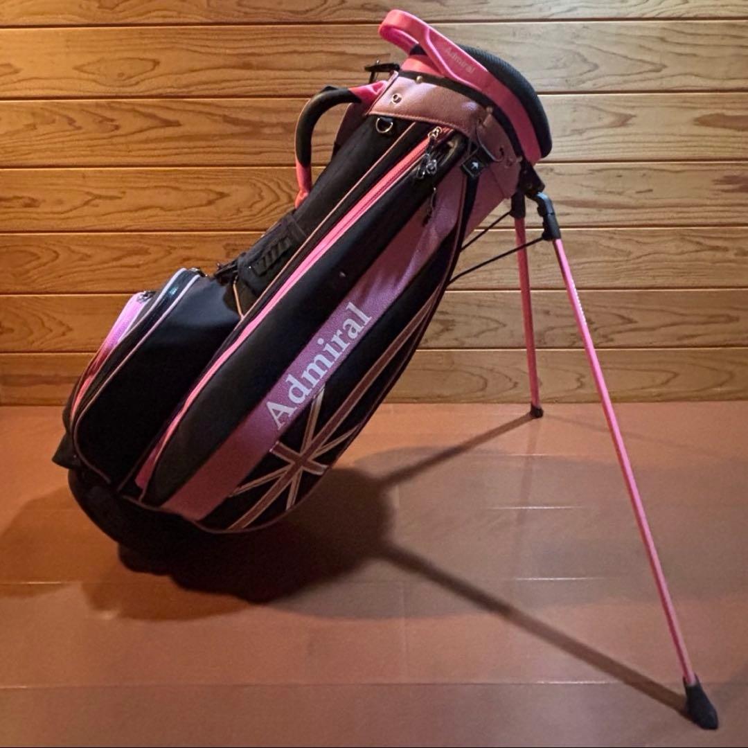 admiral スタンド付きゴルフバッグ