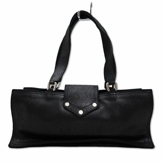 セリーヌ CELINE ヴィンテージ クラック加工 レザー ハンドバッグ