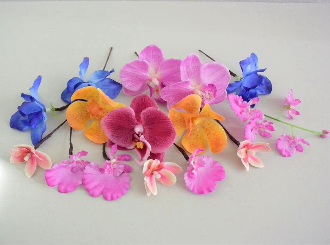 コーラル⭐︎ ブーケ　ヘアパーツ　ブートニア