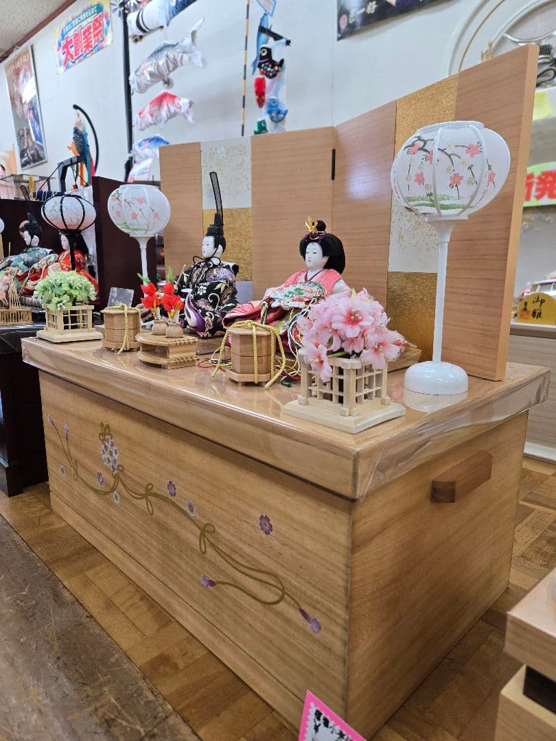 【展示品限り】雛人形 収納飾り　※閉店セール　26