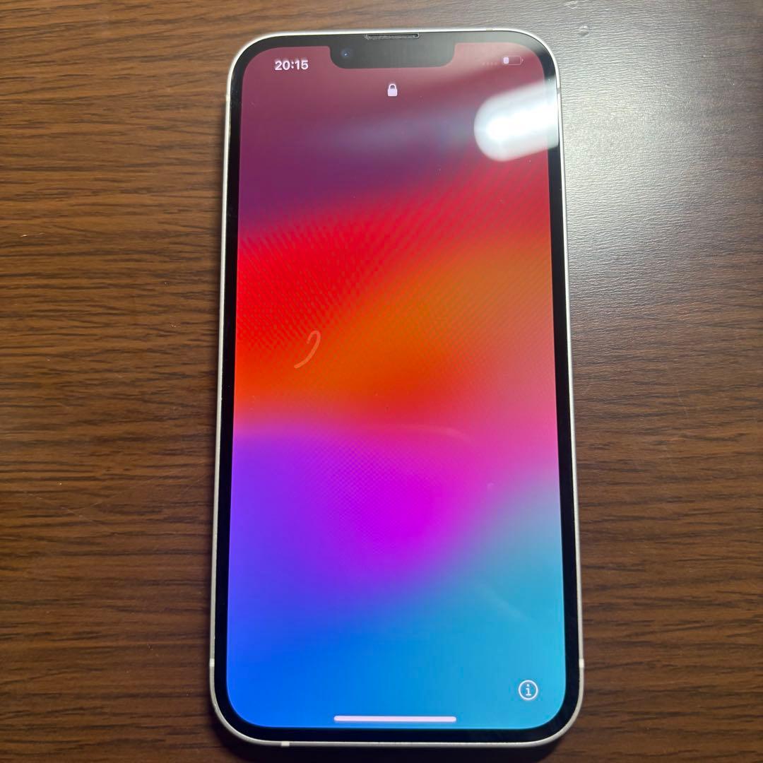 【美品】Apple iPhone 13 ホワイト スターライト 本体