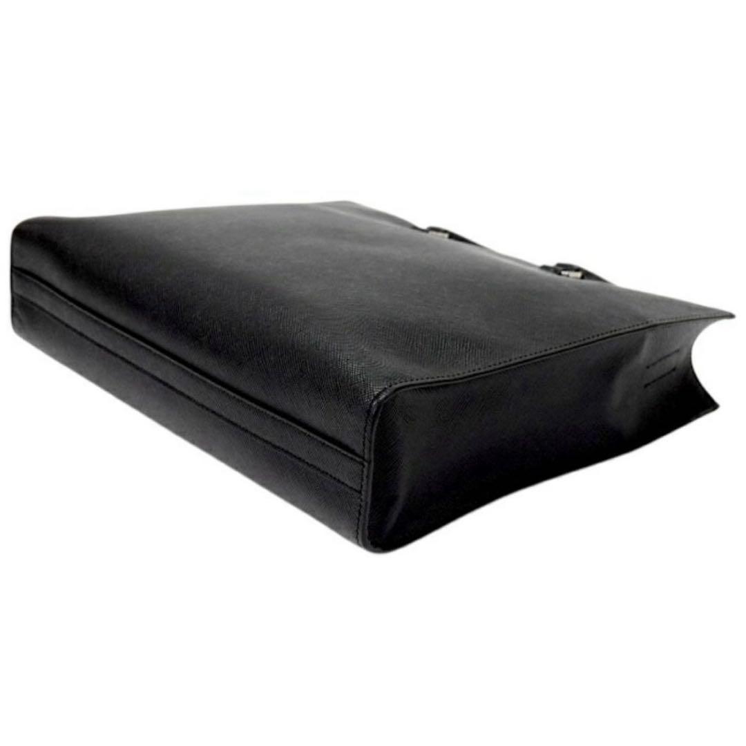 プラダPRADA ビジネスバッグ ブリーフケースハンドバッグ サフィアーノレザー