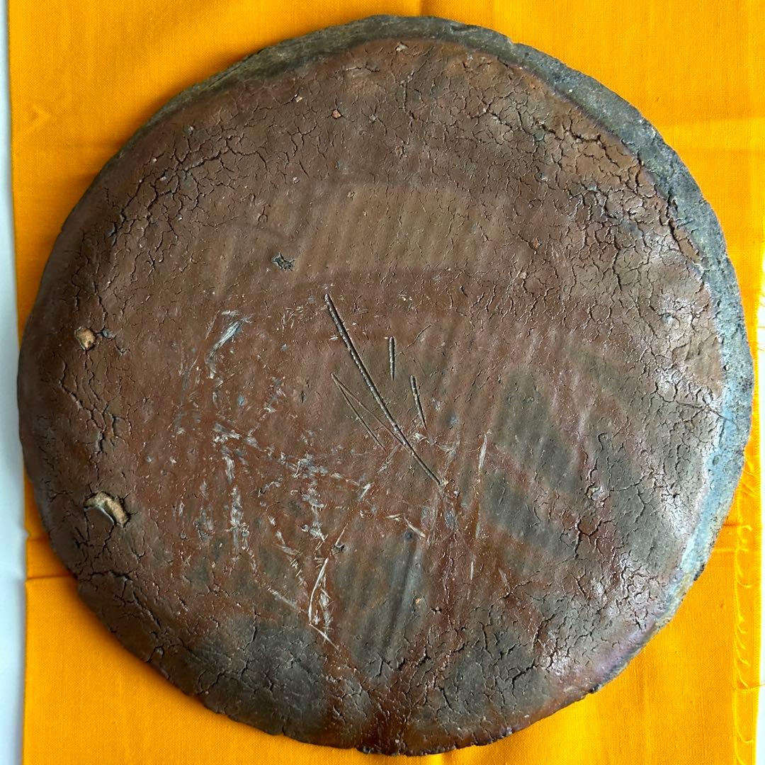 原田拾六 備前 皿 丸皿 共箱