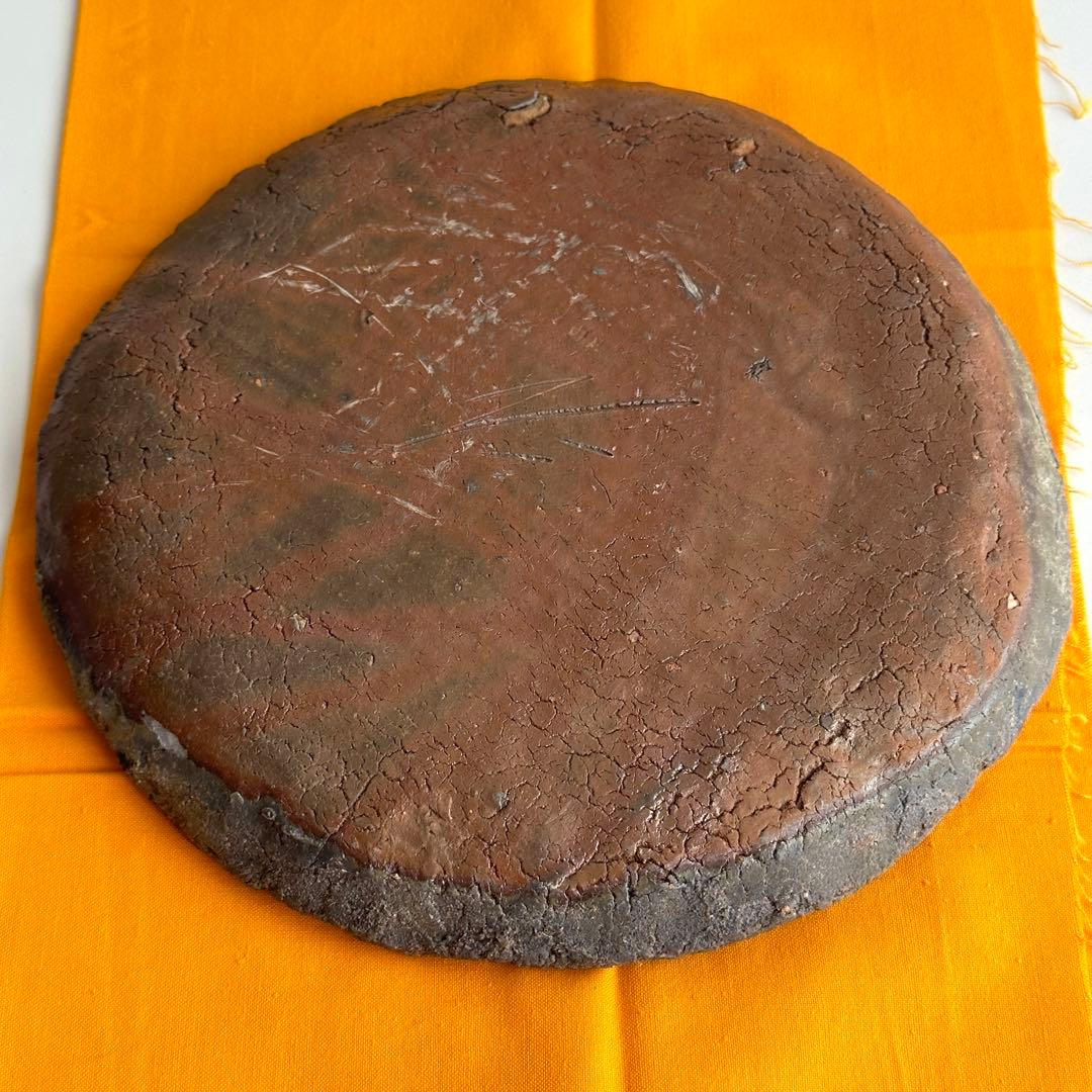 原田拾六 備前 皿 丸皿 共箱