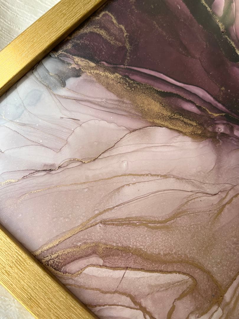 アルコールインクアート　訳あり　ハンドメイド　インテリア