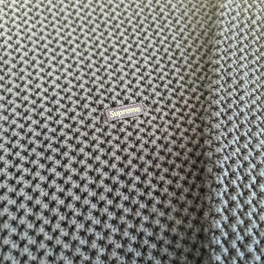 【美品】Supreme Small Box Logo セーター ネイビー L