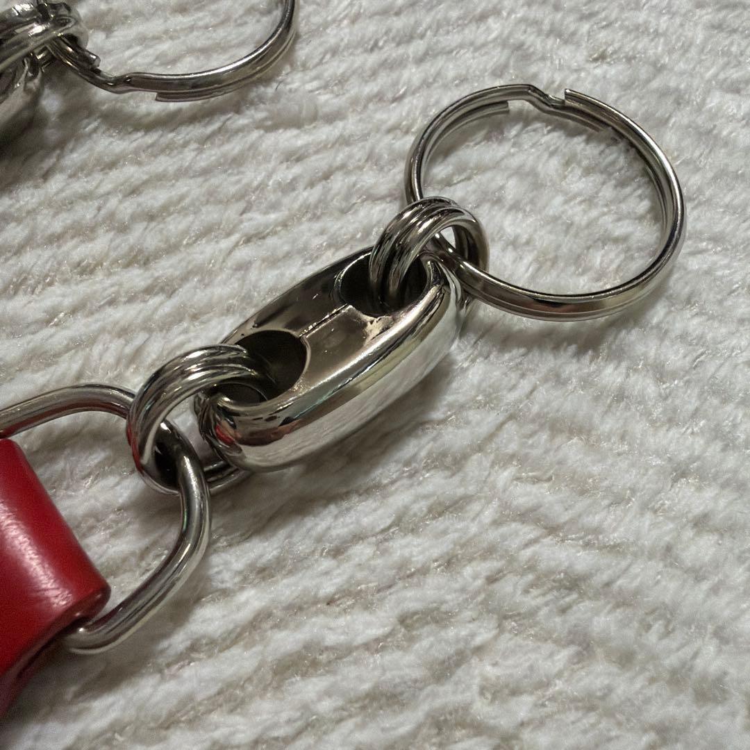 フェラーリ オフィシャル レザー キーリング 2個セット Ferrari