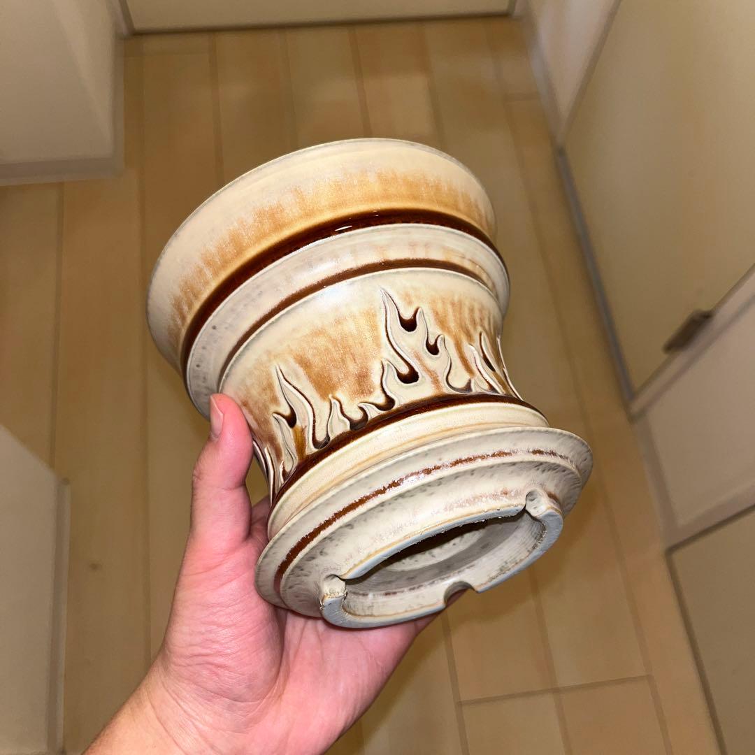 XL SIZE 植木鉢 作家鉢 アガベ グラキリス チタノタ 白鯨 黒火焔 陽炎