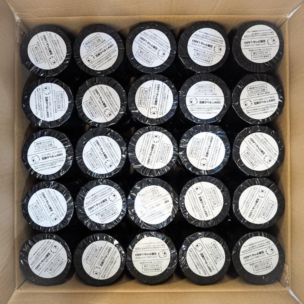 【新品 50本セット】 DK-4205 ブラザー 互換LABO ラベル 弱粘着