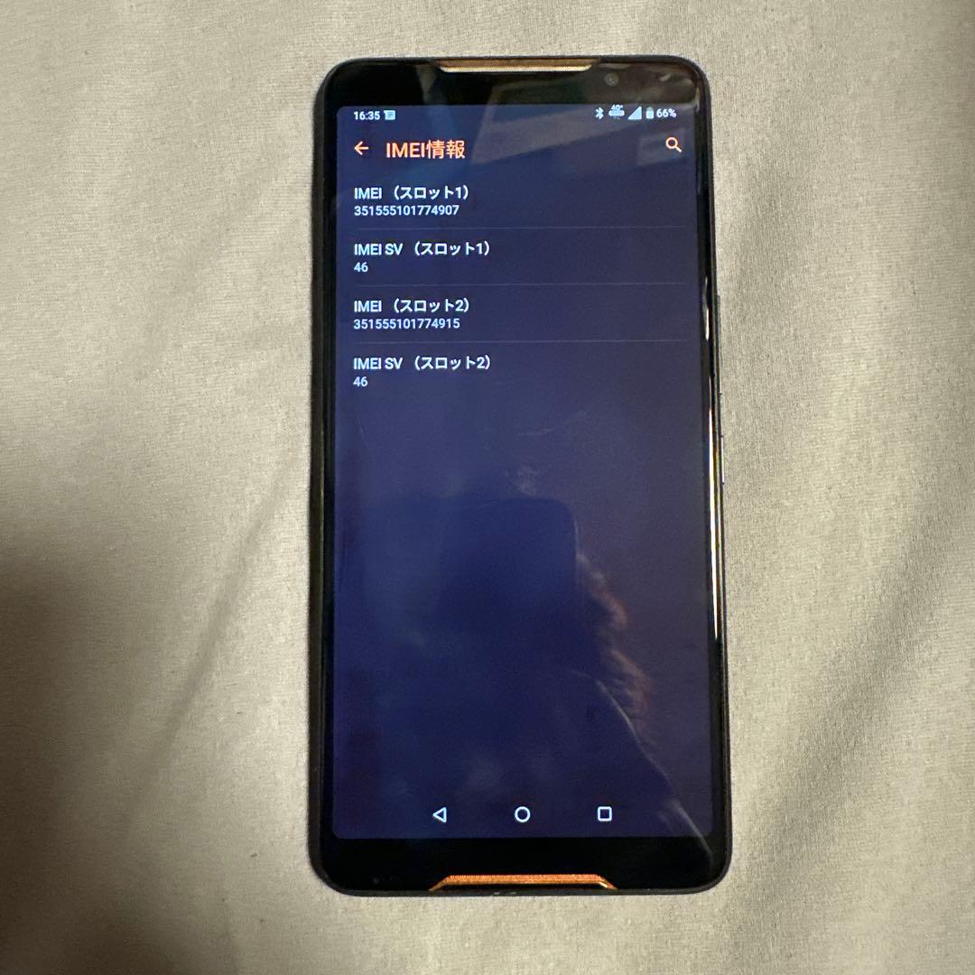 ASUS ROGPhone ZS600KL 512GB SiMフリー