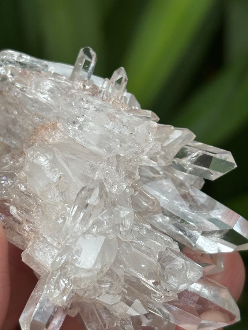 コロンビア産　ピンクレムリアンクラスター　113g 優美なピンク　ピンレム