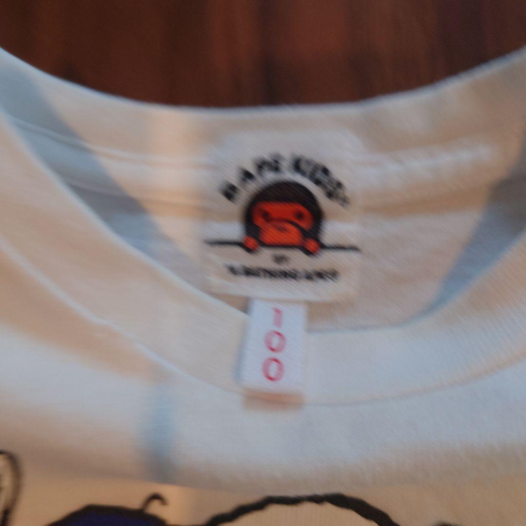 アベイシングエイプ✕SNOOPYコラボTシャツ100