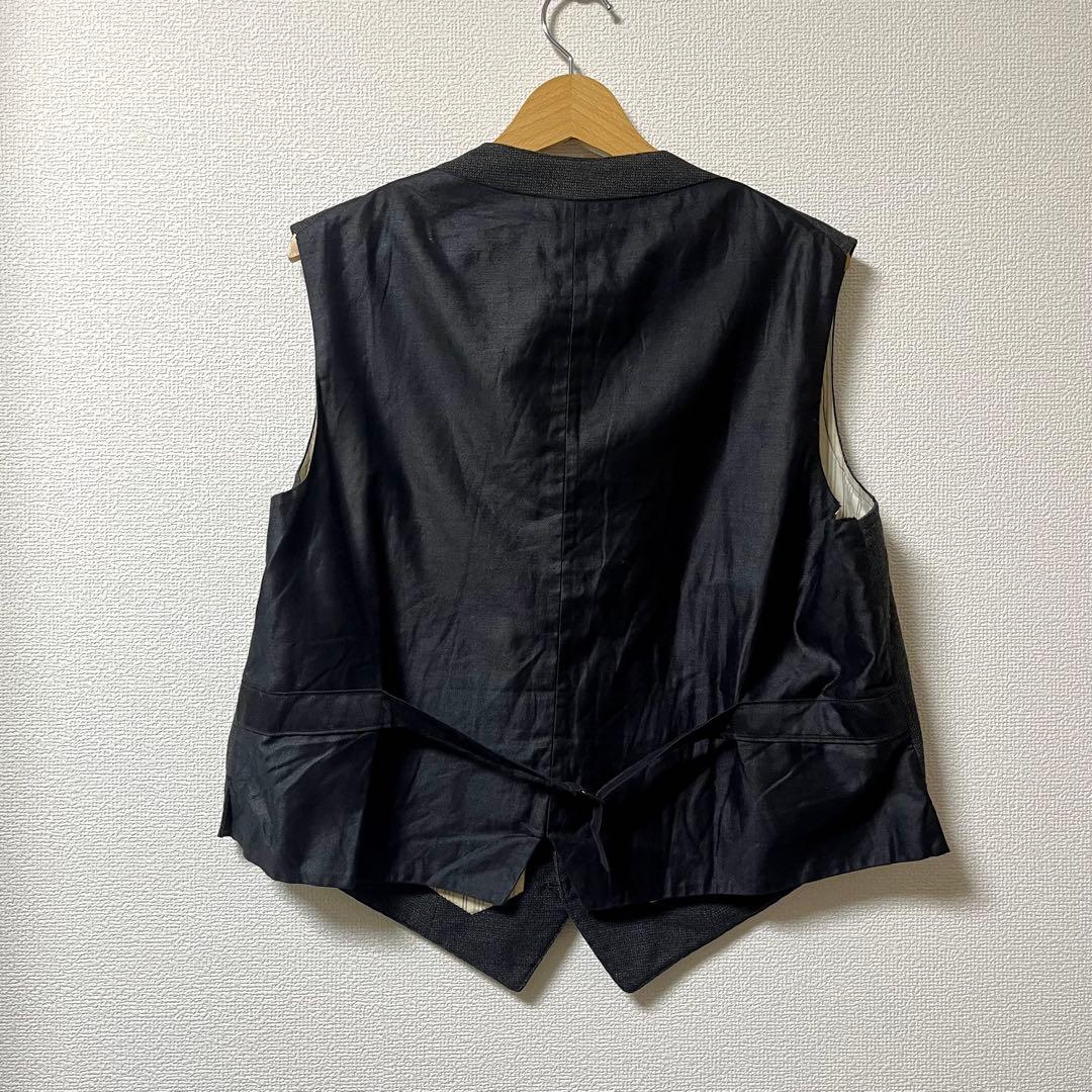 希少 50s 大きめ ベスト ヴィンテージ ごま塩 シャンブレー 針刺しシンチ