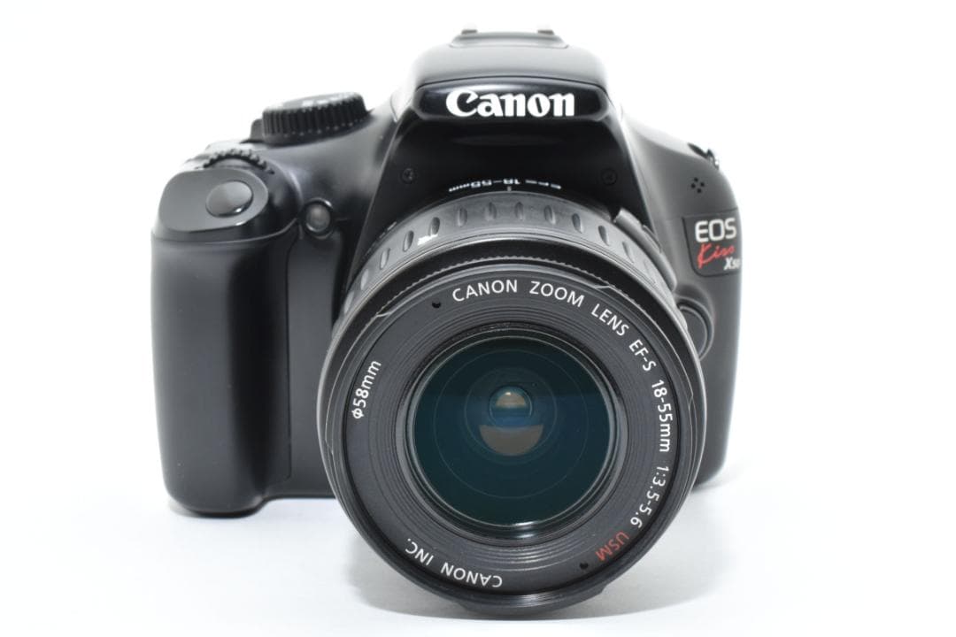 美品S数5556回 キャノン Canon EOS Kiss X50 レンズセット