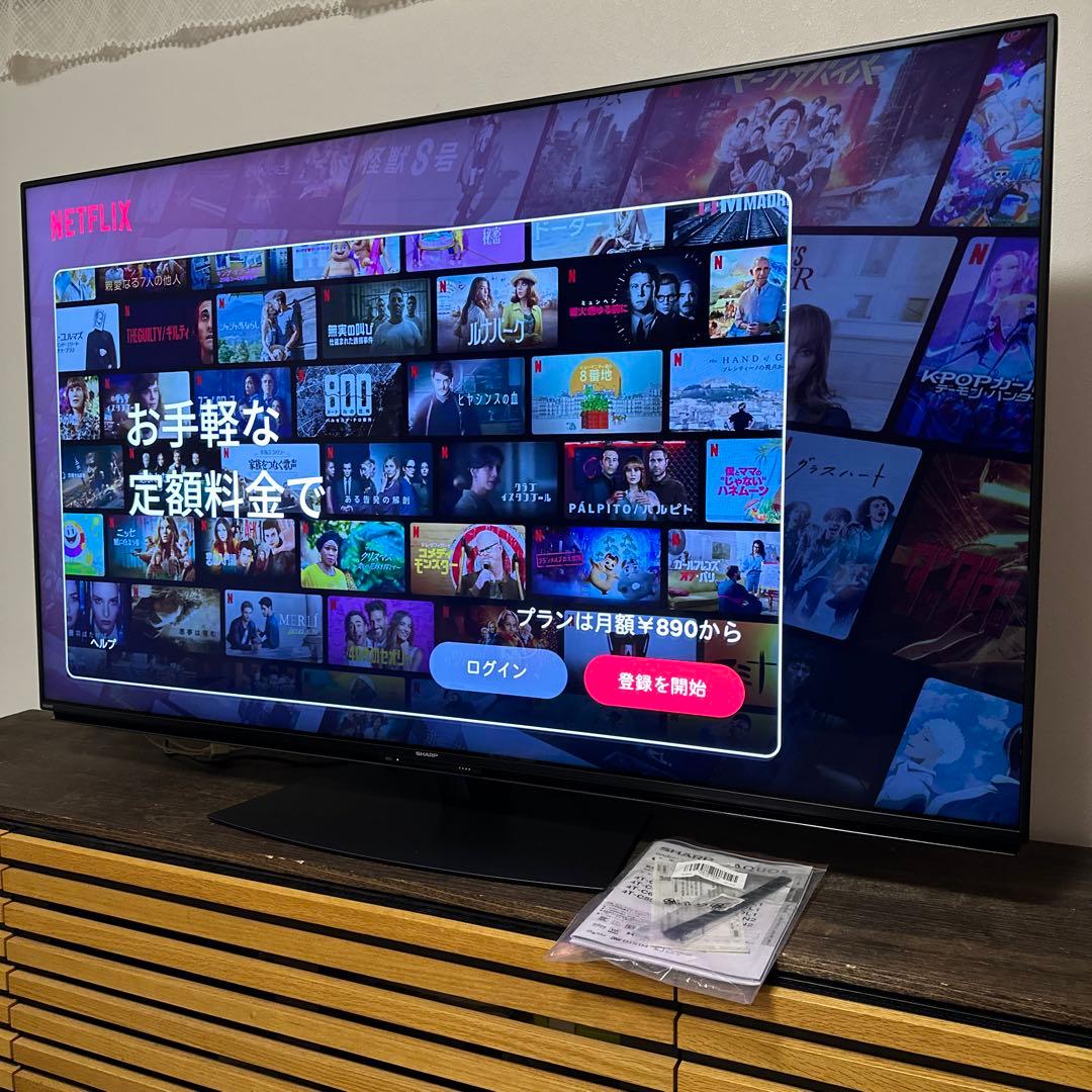 新品級　SHARP AQUOS 60v型　液晶テレビ2024年モデル