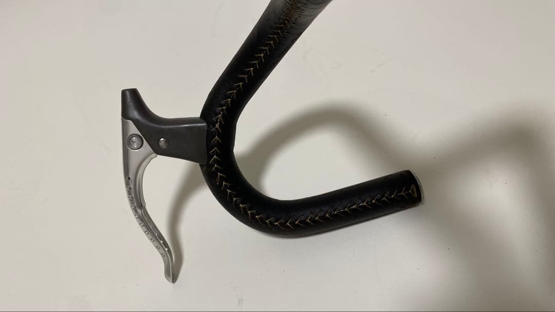 Cinelli アルミハンドル&ステム 革巻きカンパレバー付き