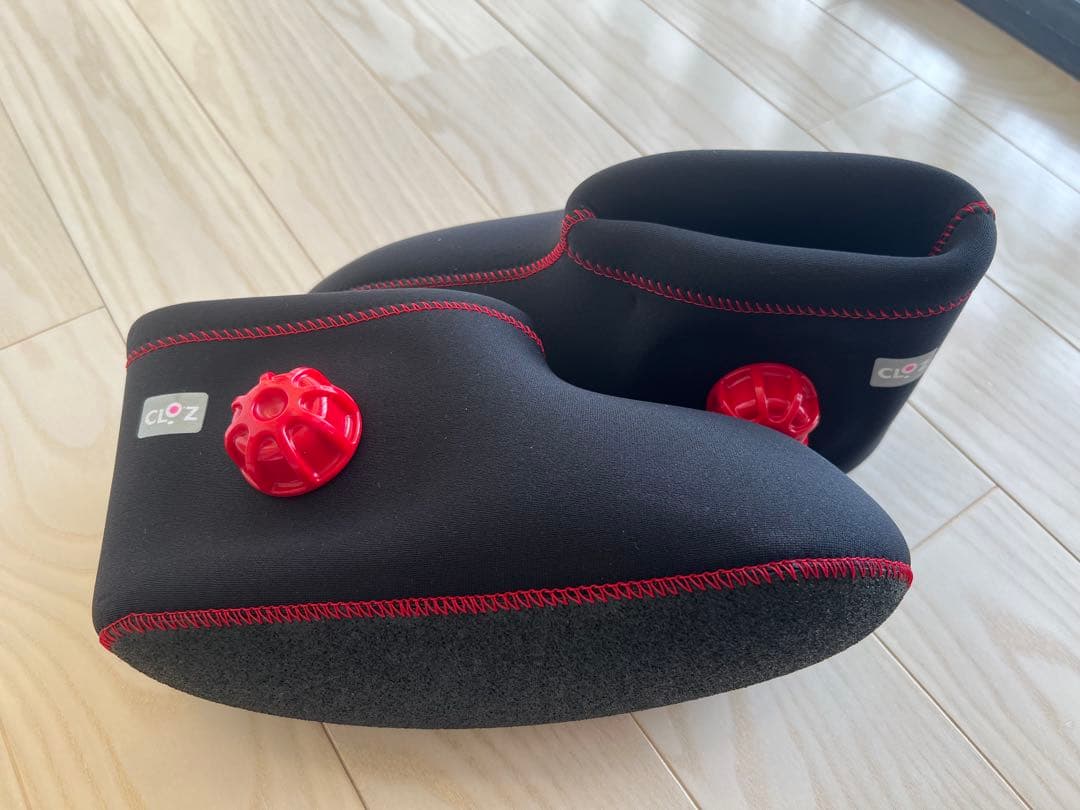 【新品未使用】CLO'Zクロッツやわらか湯たんぽ足用ショートタイプ　ブラックS