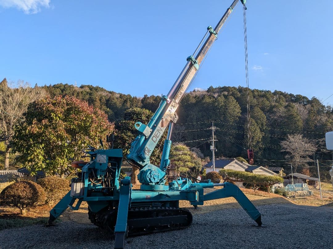 東亜カートクレーン　カニクレーン　2トン　簡易塗装整備