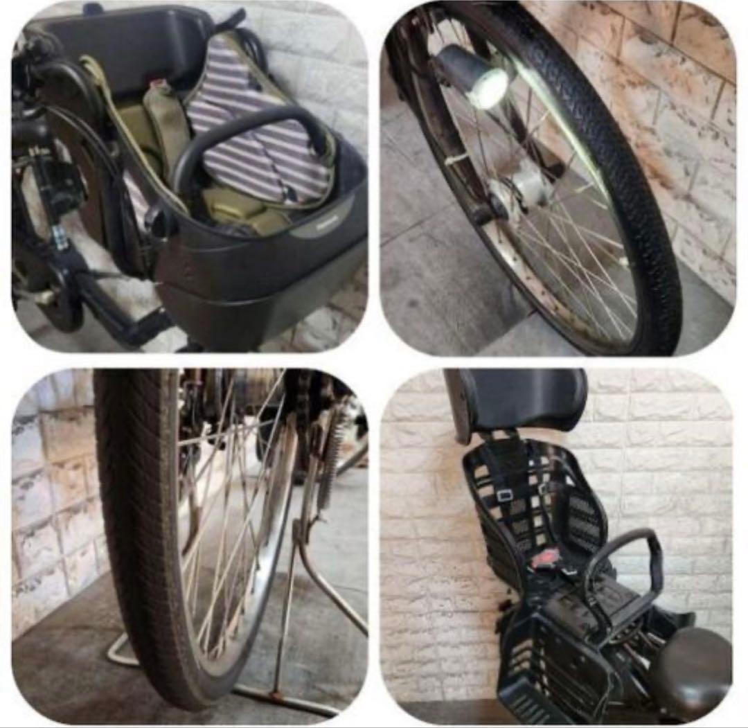 ☆Panasoni 電動自転車ギュット 子供乗せ☆完成車配送☆美品☆室内保管☆
