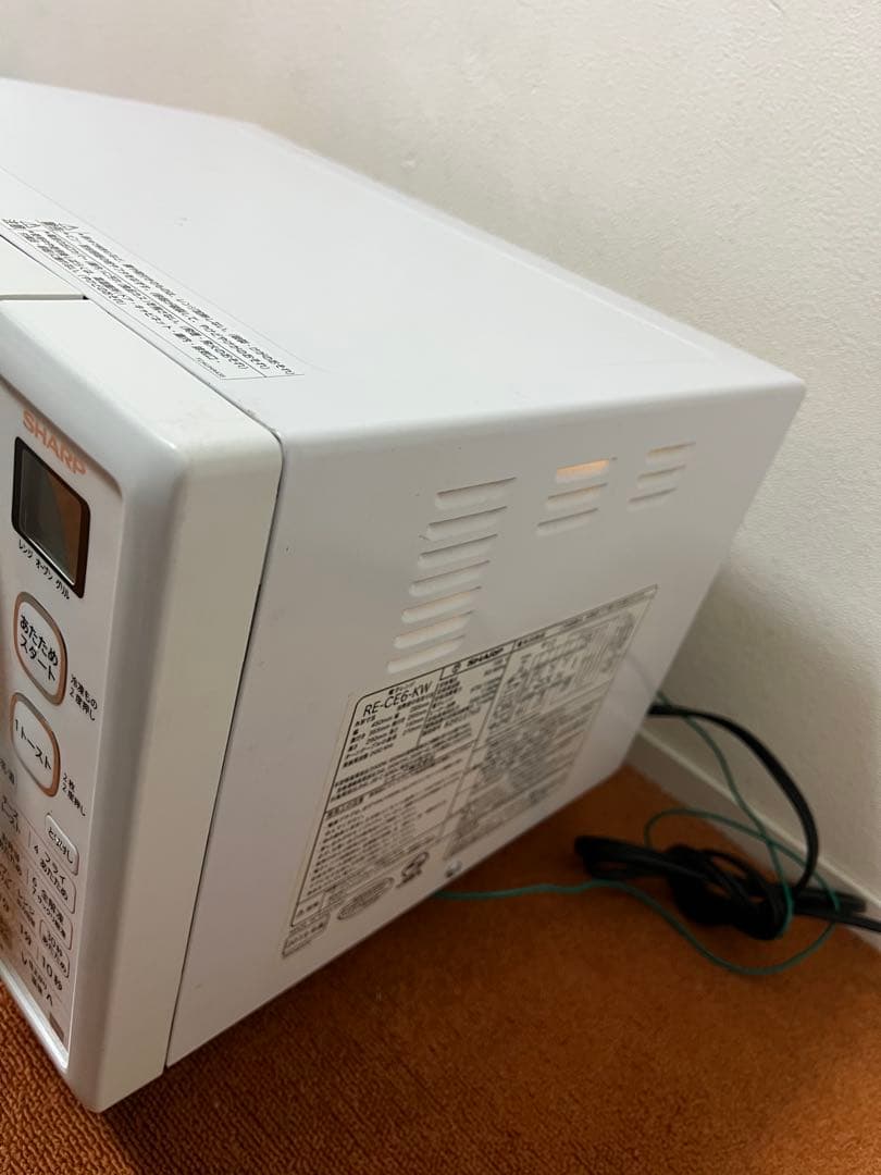 シャープ 2019年製 オーブンレンジRE-CE6-KW 電子レンジ