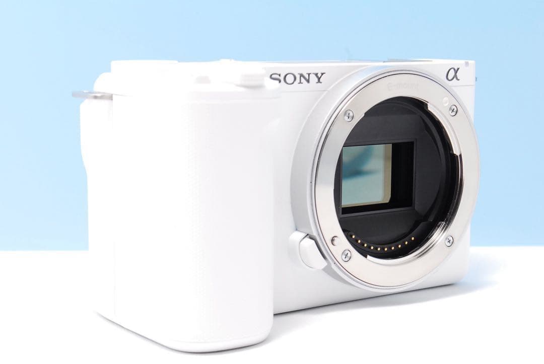 Vlog最強セット】SONY ZV-E10 II ダブル+純正グリップ ホワイト