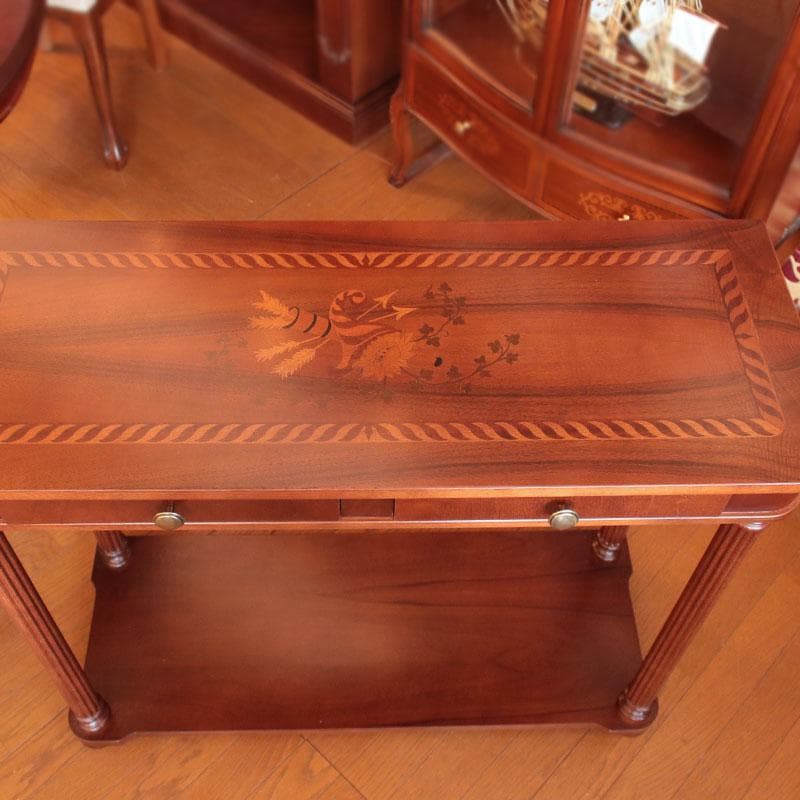 イタリア製コンソール 幅90cm サイドテーブル インテリア 107-838