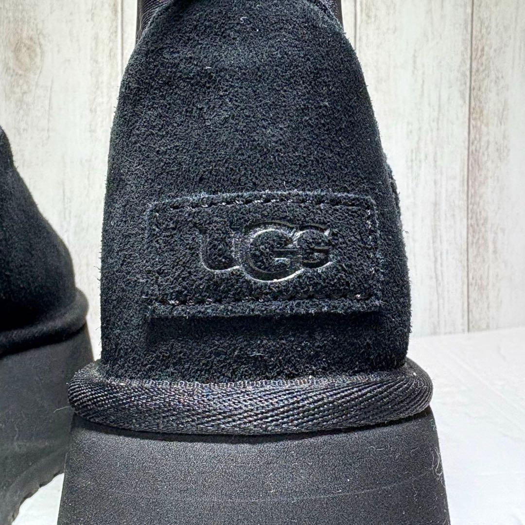 【美品】UGG ✿厚底　ミニディッパー　プラットフォーム　ムートンブーツ　23