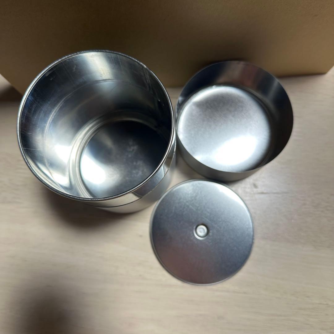 【新品&美品】MOHEIM Tin Canister 3個セット おまけ茶匙付き