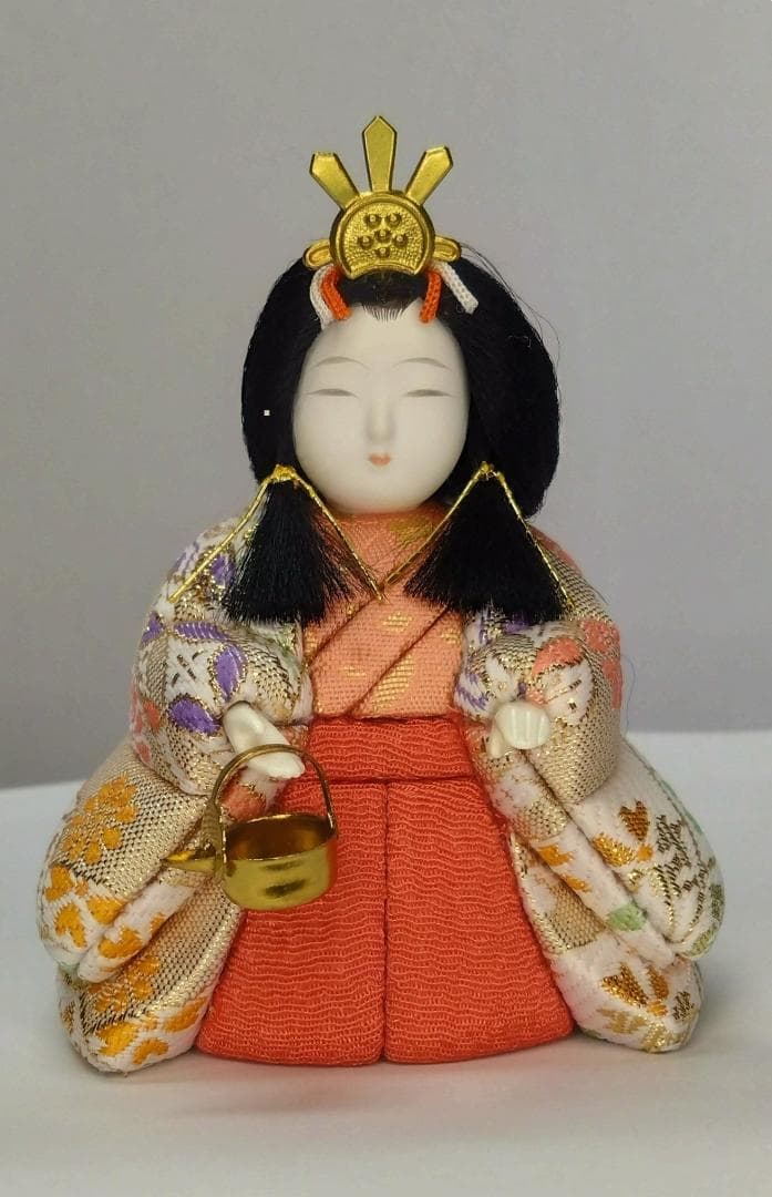 一秀 安土雛 五人飾り ケース入り 16号