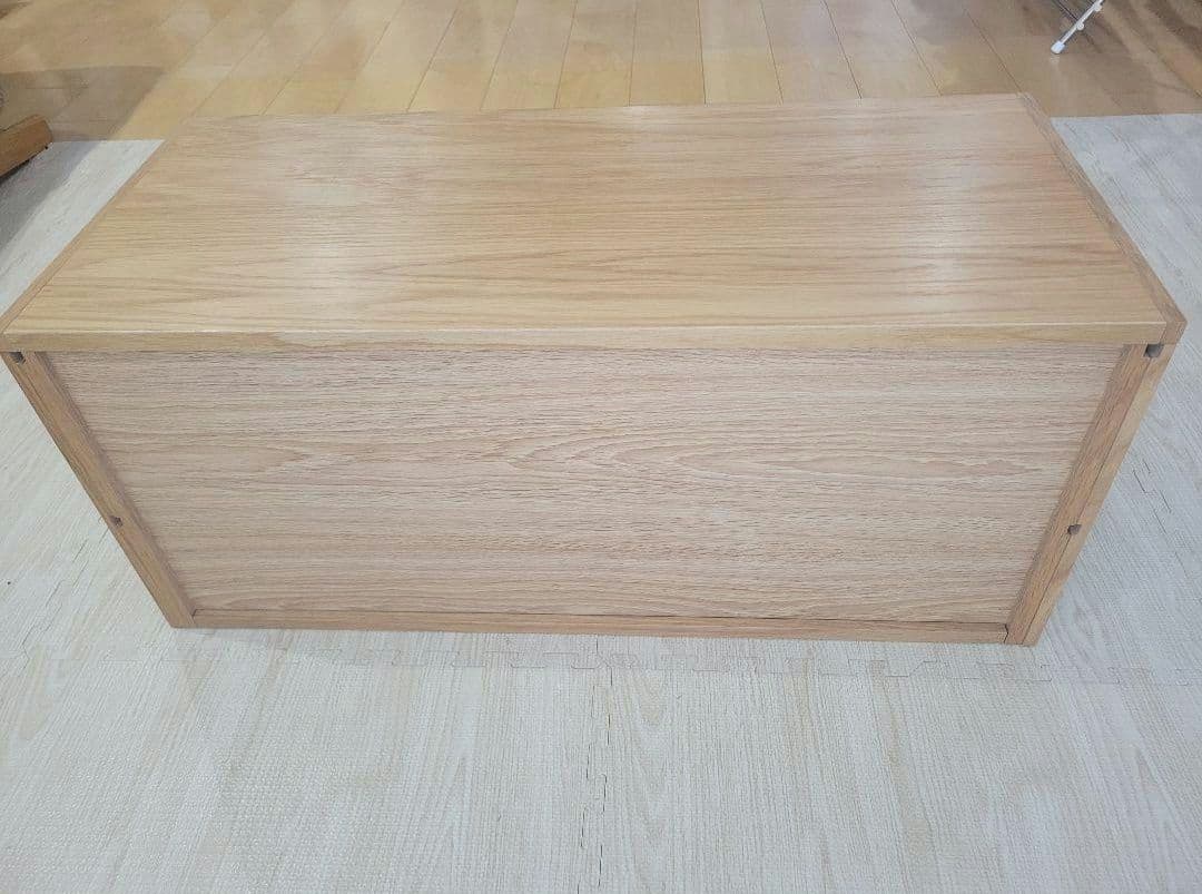 スチールユニットシェルフ用・ガラス引き戸・オーク材