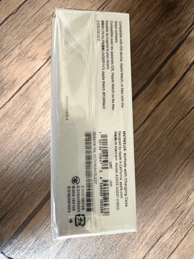 （未使用新品）Apple AirPods 第二世代