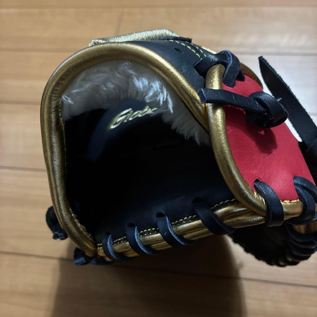 Global Elite 軟式ファースト ∞インフィニティNEO勝色　赤/黒/白