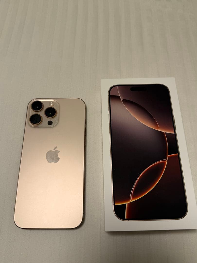 iPhone16ProMax デザートチタニウム 256GB SIMフリー