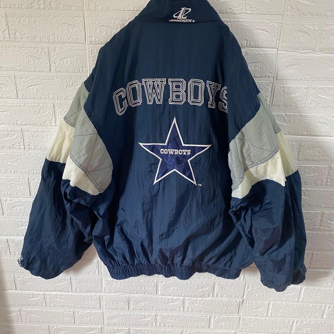 2点セットダラスカウボーイズ　超オーバーサイズ　80s-90sナイロンジャケット