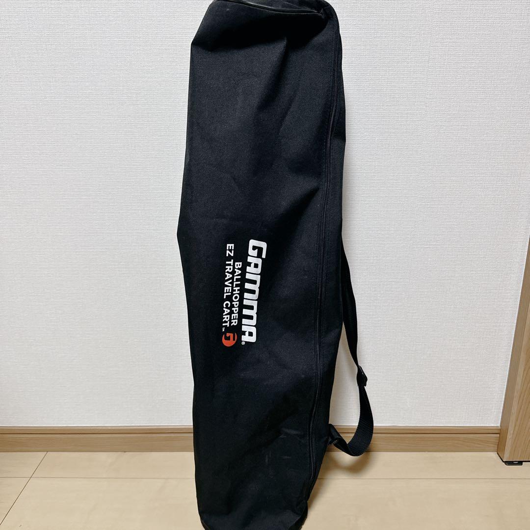 GAMMA ボールホッパー EZトラベルカート テニスボール キャスター カゴ