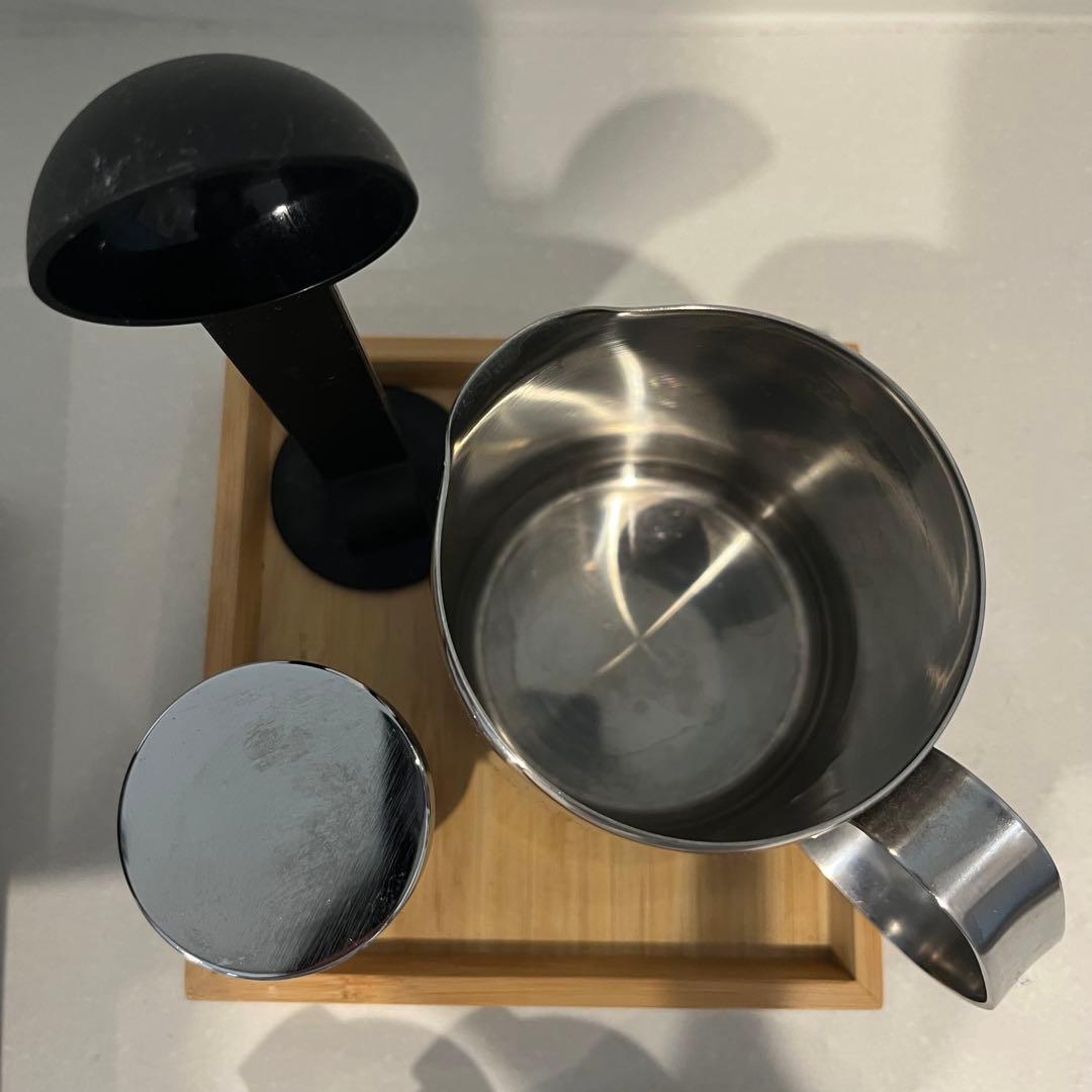 【SALE】エスプレッソ・カプチーノメーカーECP3220J-BK【美品】