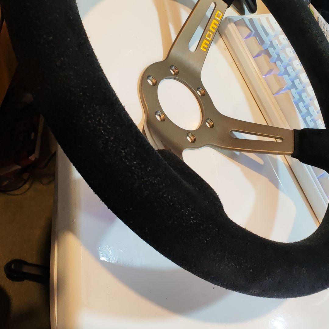 モモ　momo 　ドリフト　D-20 330mm ブラックスエード