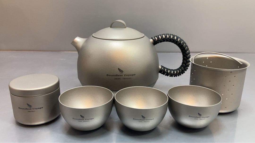Boundless Voyage Ti3110D チタン　ティーポット　湯呑み
