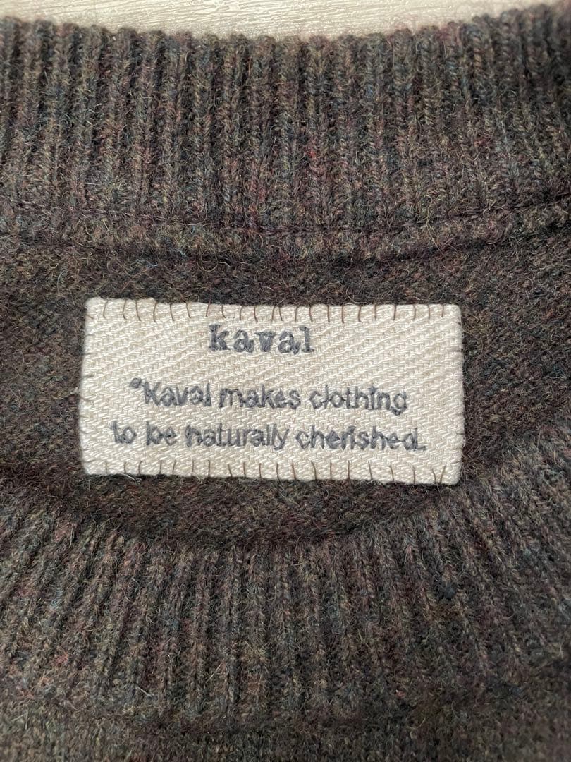 kaval カシミヤセーブルセーター