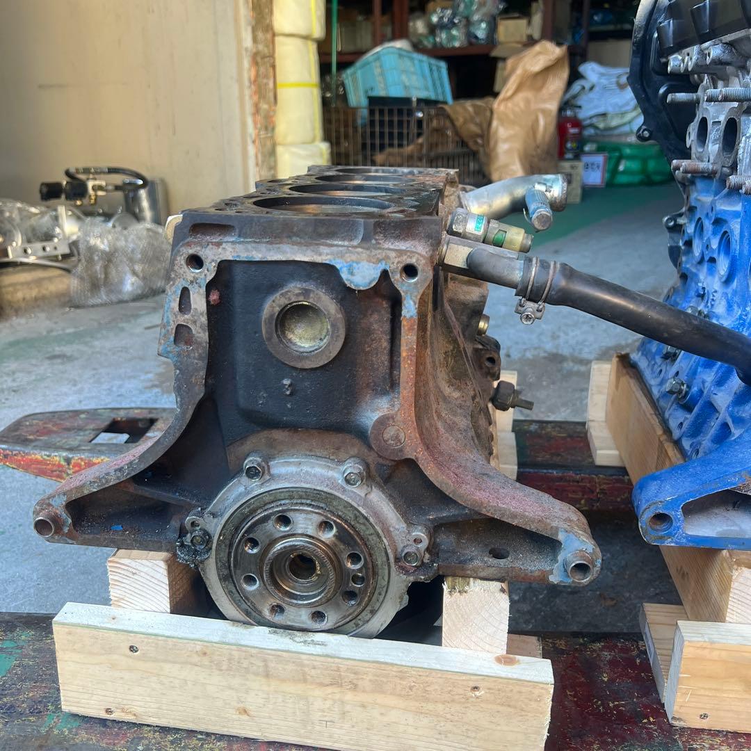 メカチューン エンジン 2機 日産CA18 機械式 ターボ 本体 シルビア