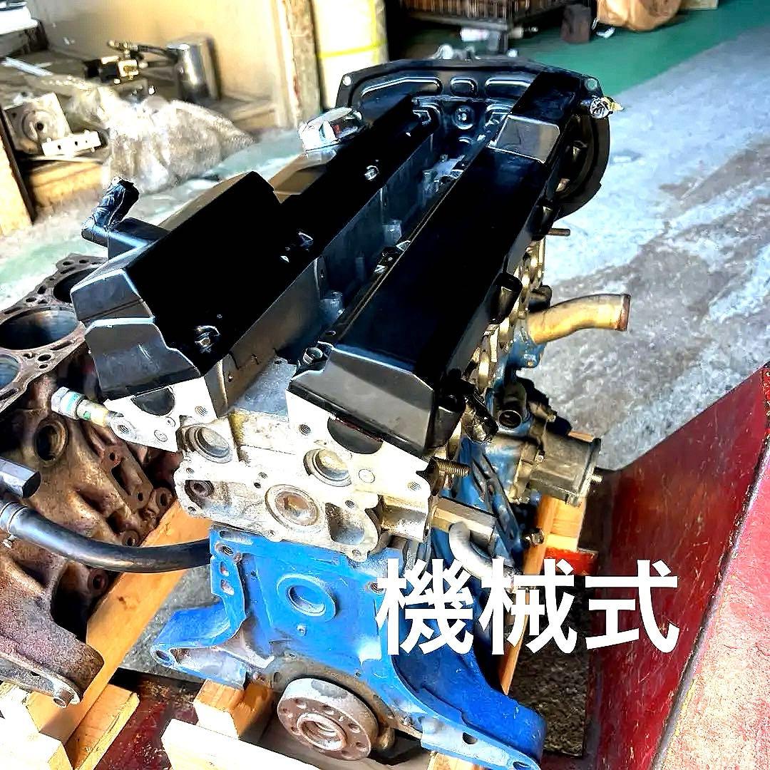 メカチューン エンジン 2機 日産CA18 機械式 ターボ 本体 シルビア