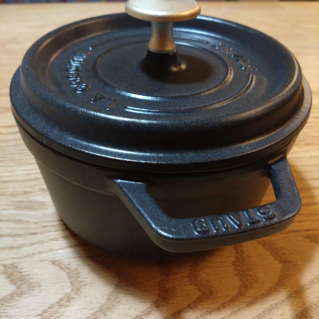 STAUB ストウブ ココット ラウンド 16cm 黒