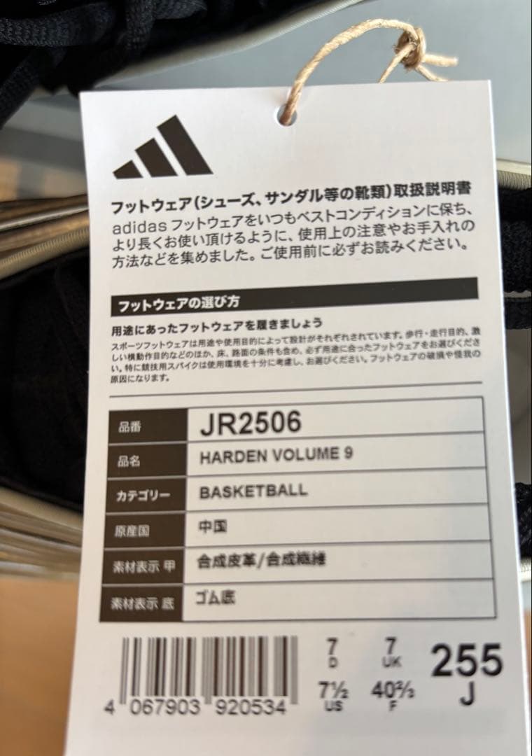 か*に様 adidas HARDEN VOLUME 9